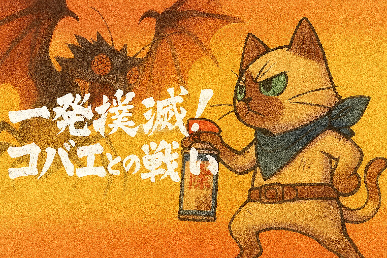 一発撲滅！コバエとの戦い！